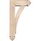 Ekena Millwork Thorton Arts and Crafts Smooth Bracket w/ Offset Brace, Douglas Fir, 5 1/2"W x 14"D x 26"H BKT0604X14X26THR03SDF - alternate 3